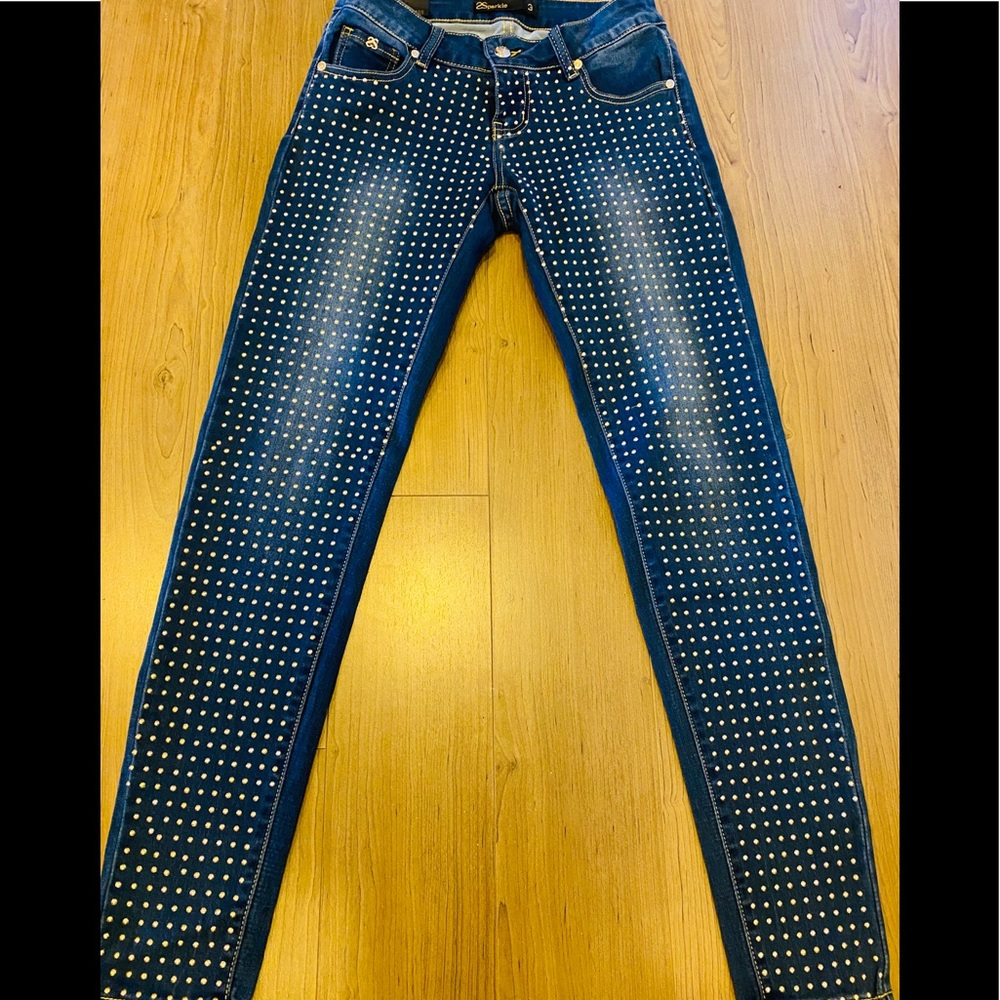 Studded Denim Jeans